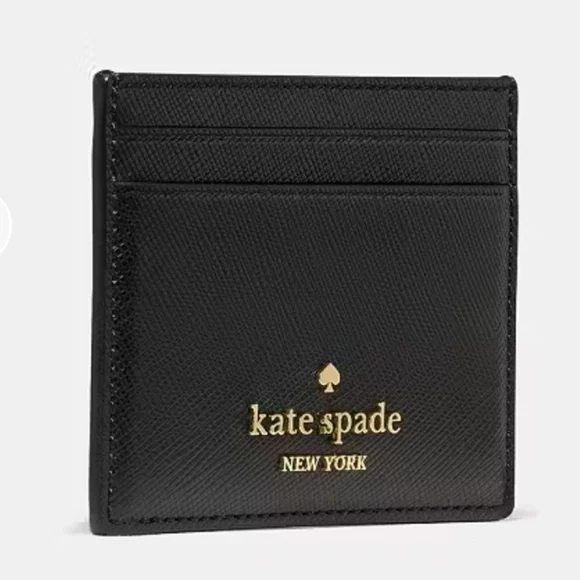 Kate SPADE Black Small Slim Card Holder. New With TAG. - Picture 2 of 6